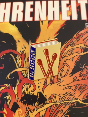 PIN A BOOK TO WEAR - RAY BRADBURY