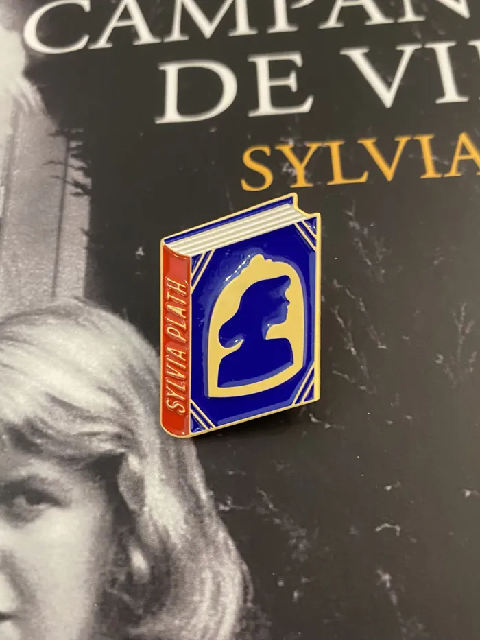 PIN A BOOK TO WEAR - SYLVIA PLATH