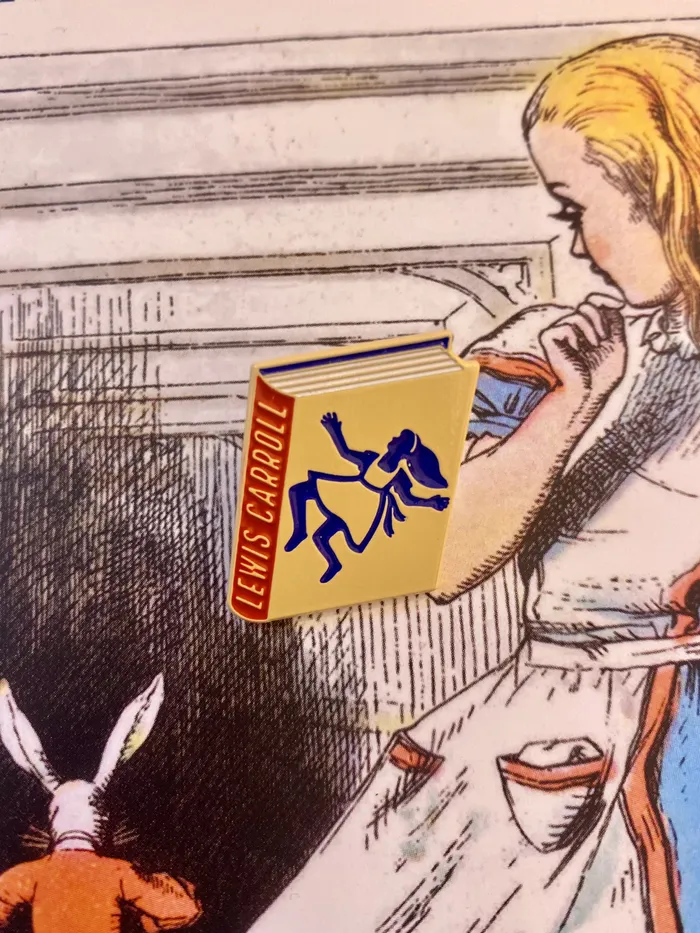 PIN A BOOK TO WEAR - LEWIS CARROLL